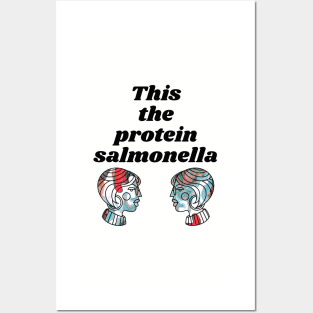 PROTEIN SALMONELLA - Funny Surreal Bad Translation Posters and Art